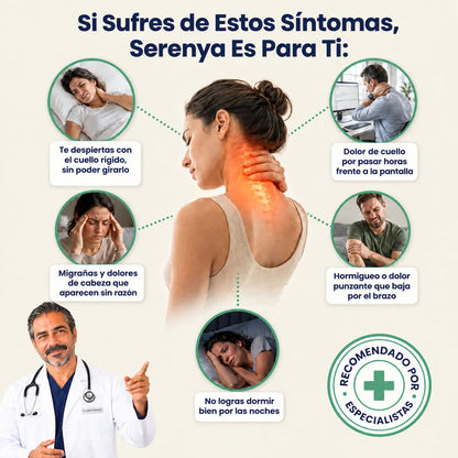 Serenya Pro™ — Masaje, Calor y Estimulación Eléctrica Cervical