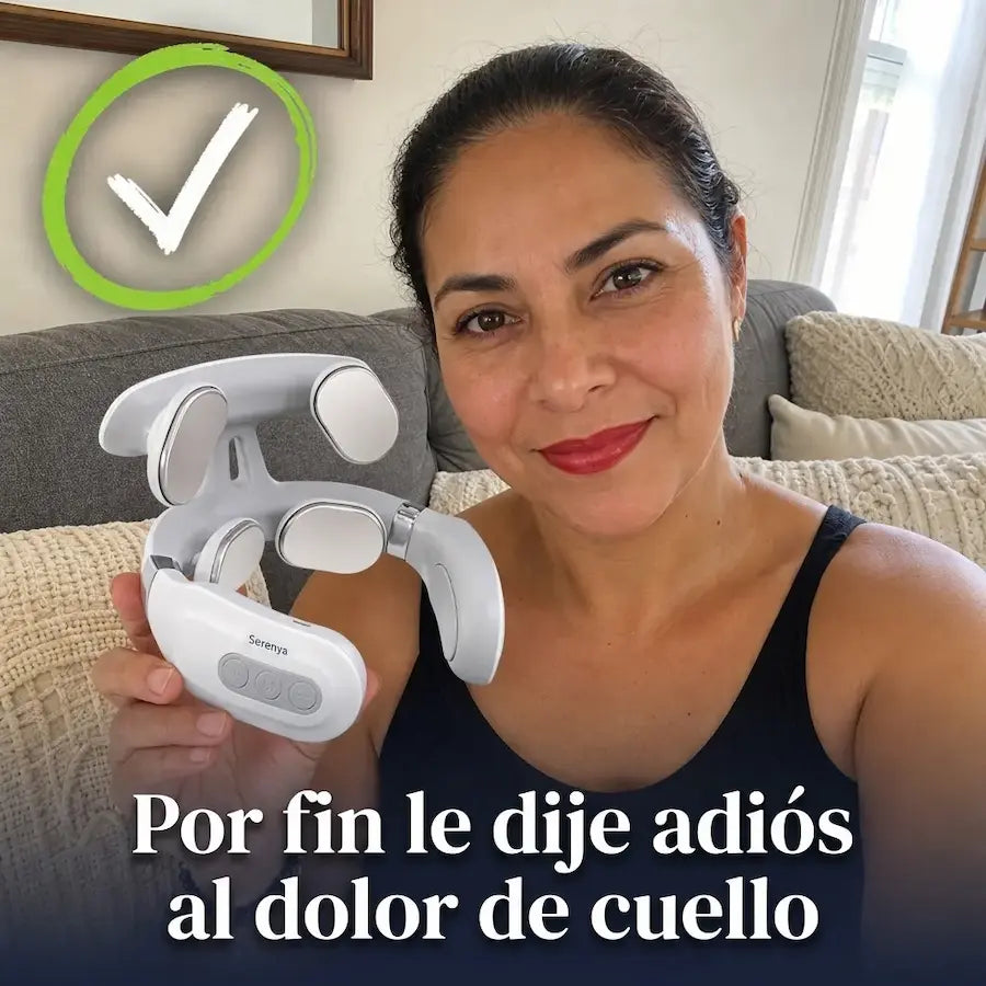 Serenya Pro™ — Masaje, Calor y Estimulación Eléctrica Cervical