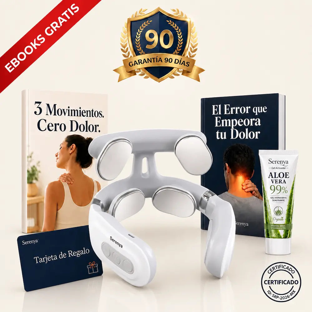 Serenya Pro™ — Masaje, Calor y Estimulación Eléctrica Cervical