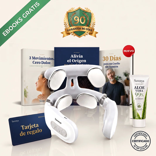 Serenya Pro™ — Masaje, Calor y Estimulación Eléctrica Cervical