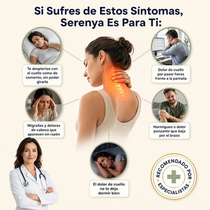 Serenya Pro™ — Masaje, Calor y Estimulación Eléctrica Cervical