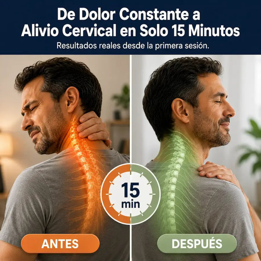 Serenya Pro™ — Masaje, Calor y Estimulación Eléctrica Cervical